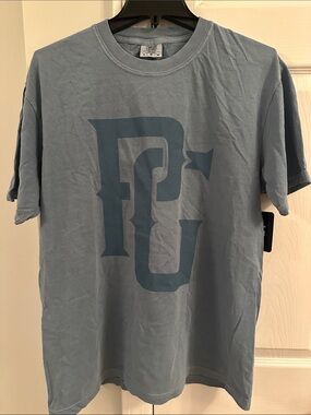 PG by Perfect Game Logo T Shirt by Comfort Colors/ Blue/ NWT! Men’s Large